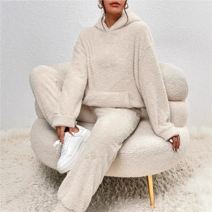 Nadira Cozy Hooded Fleece Set