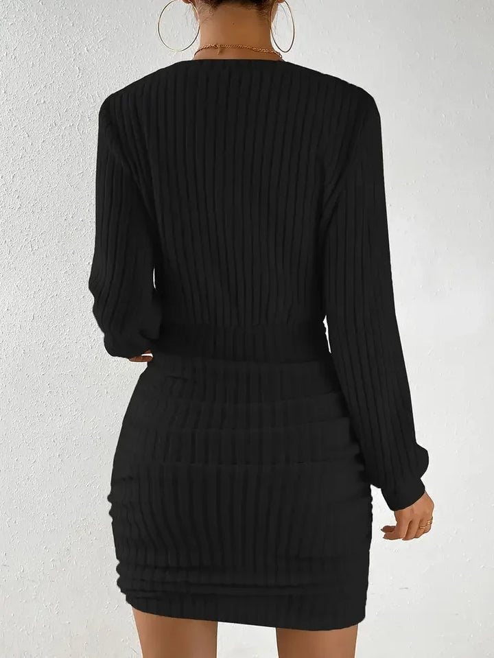Rosalind Off Shoulder Sweater Dress