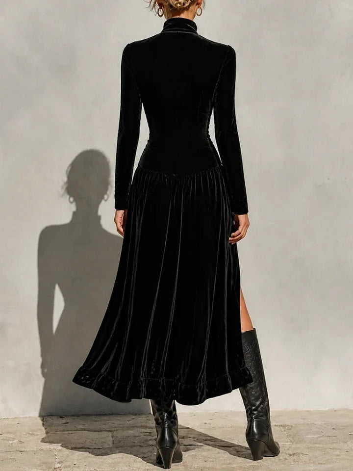 Lucienne Button Front Maxi Dress