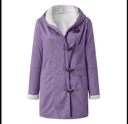Emmeline Toggle Duffle Shearling Coat