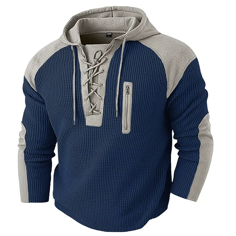 Everett Lace Up Hoodie