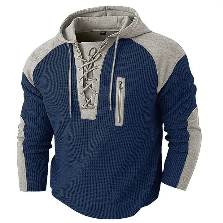 Everett Lace Up Hoodie