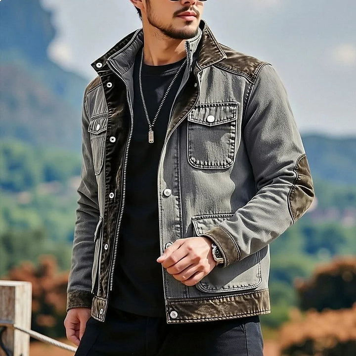 Soren Contrast Panel Jacket
