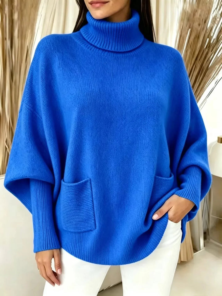 Simone Turtleneck Batwing Sweater