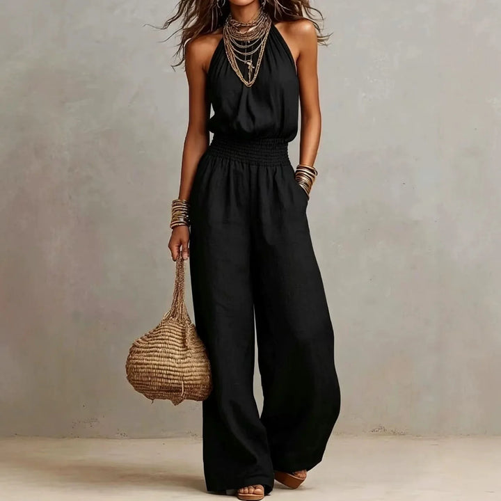 Kyrella Flowing Wide Leg Jumpsuit