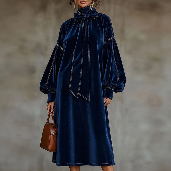 Ophelia Bow Tie Maxi Dress