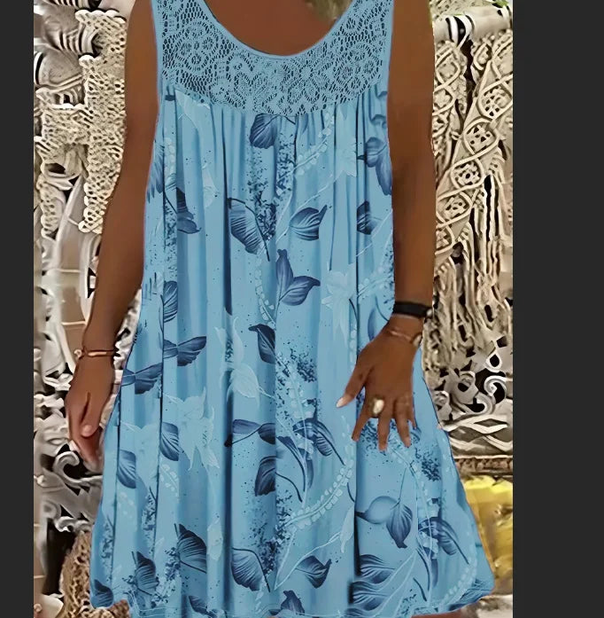 Paula Casual Floral Midi Dress