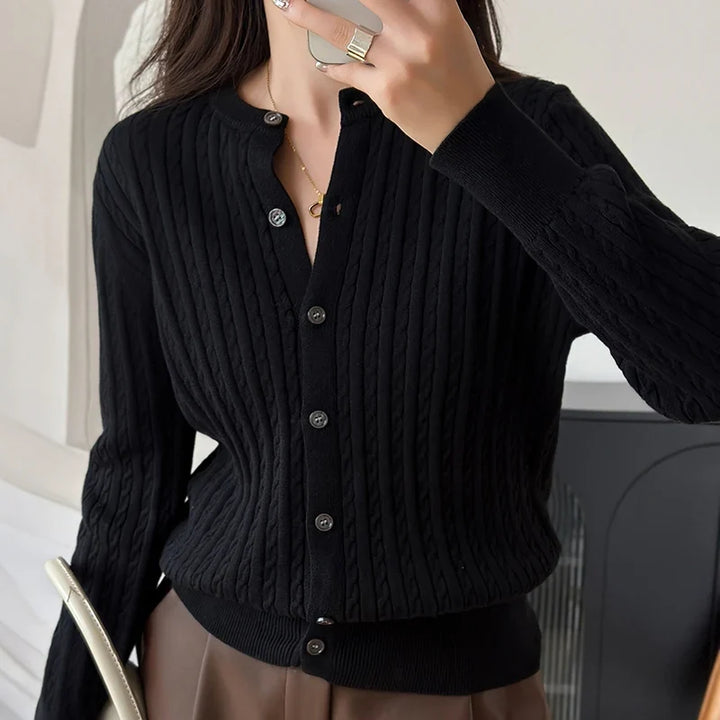 Elowyn Cable Knit Cardigan