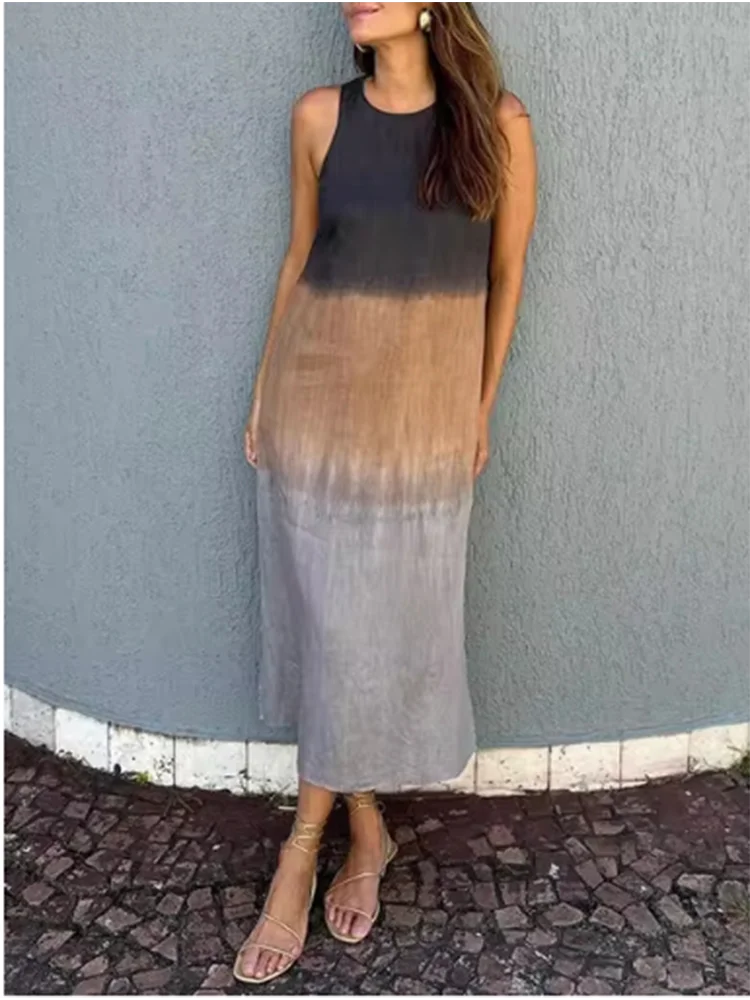 Liora Gradient Relaxed Midi Dress