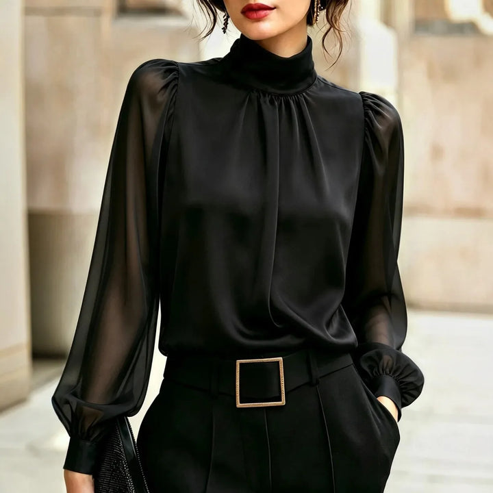 Imogen Lantern Sleeve Blouse