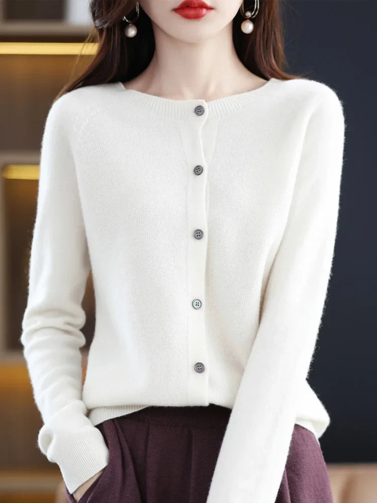 Elodie Button Front Cardigan