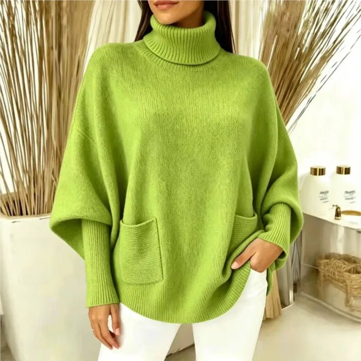 Simone Turtleneck Batwing Sweater