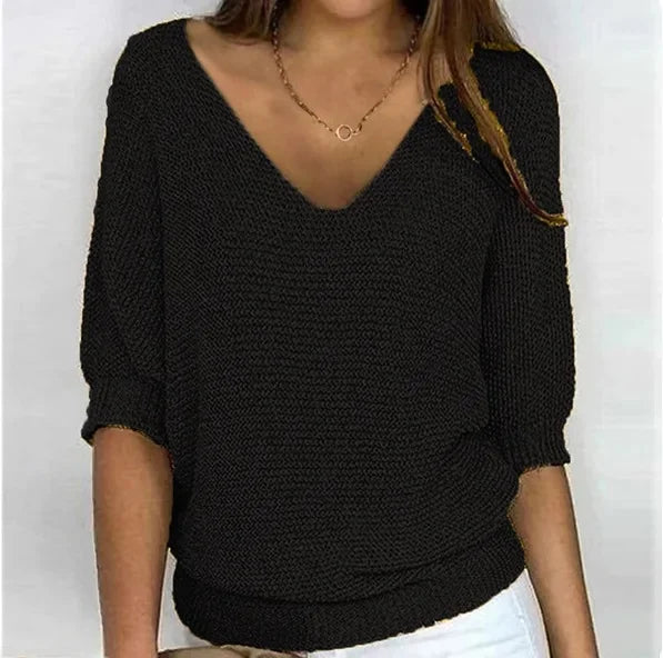 Vivienne Ribbed Knit Top