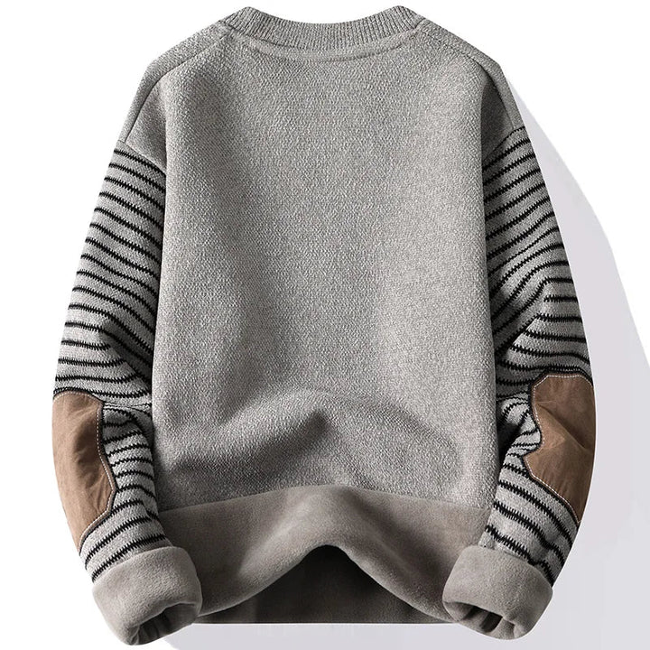 Finnian Striped Sleeve Pullover