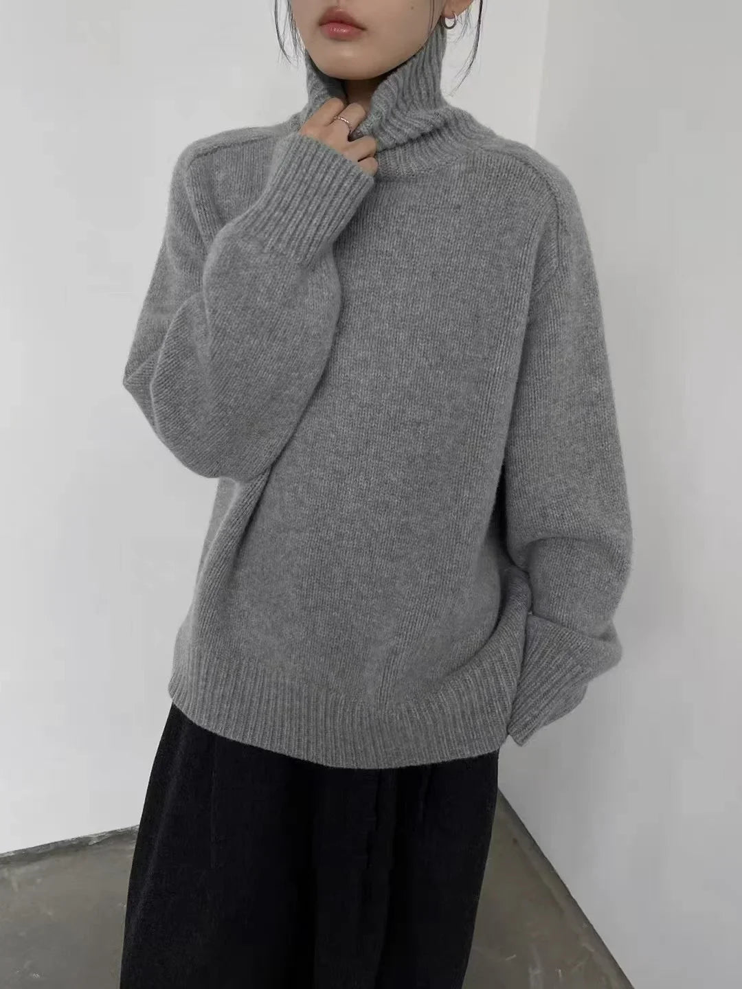 Belisama Turtleneck Wool Sweater