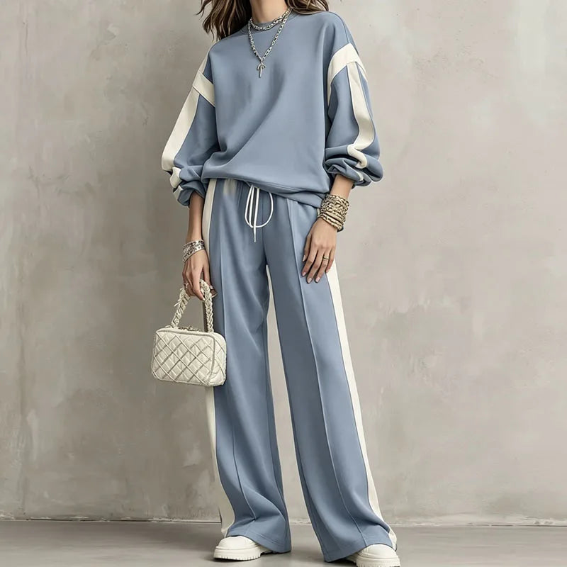 Halena Color Block Two Piece Set