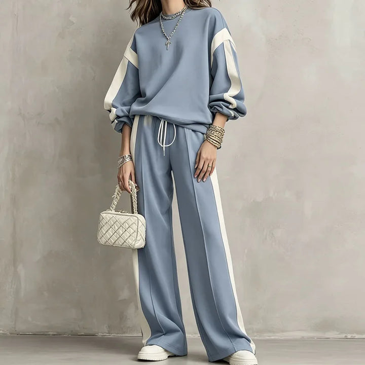 Halena Color Block Two Piece Set