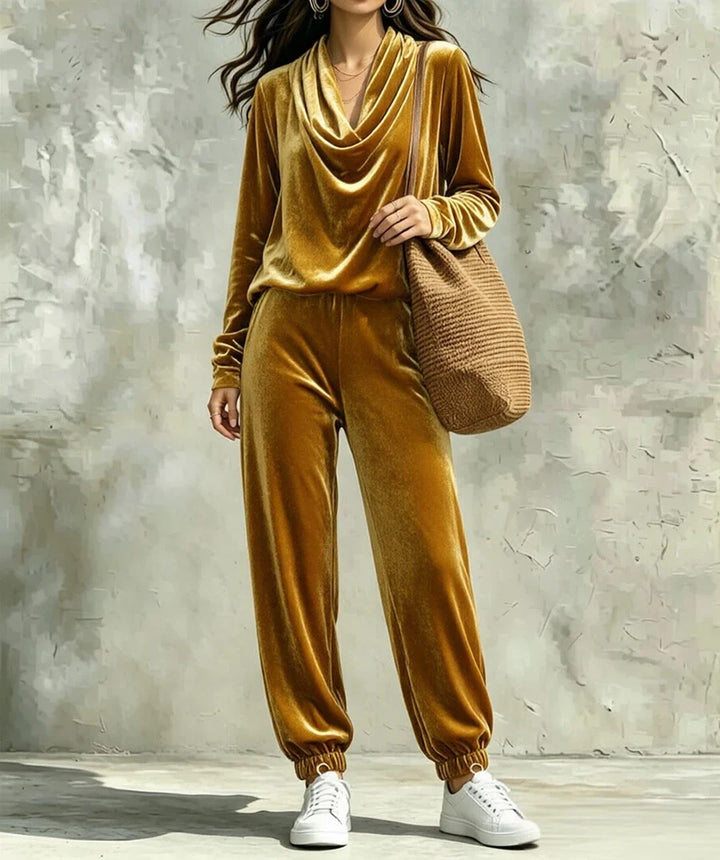Kaylee Cowl Neck Pant Set