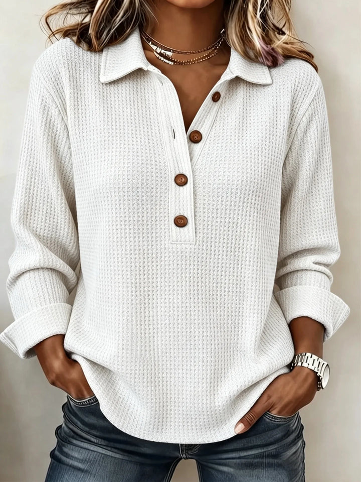 Tessa Waffle Knit Top