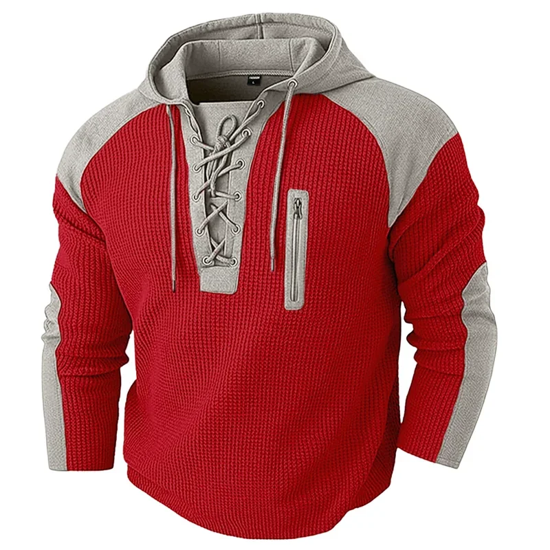 Everett Lace Up Hoodie