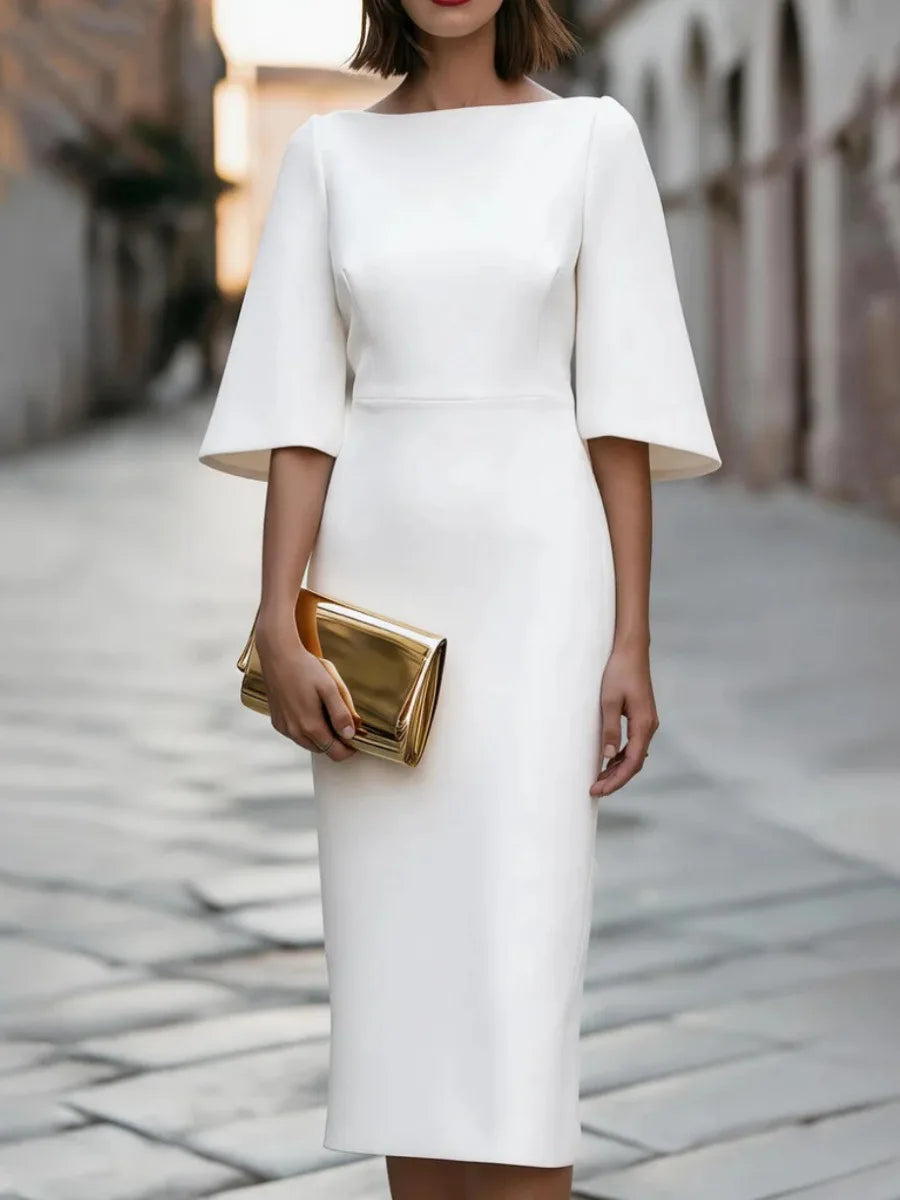 Linda Bell Sleeve Midi Dress