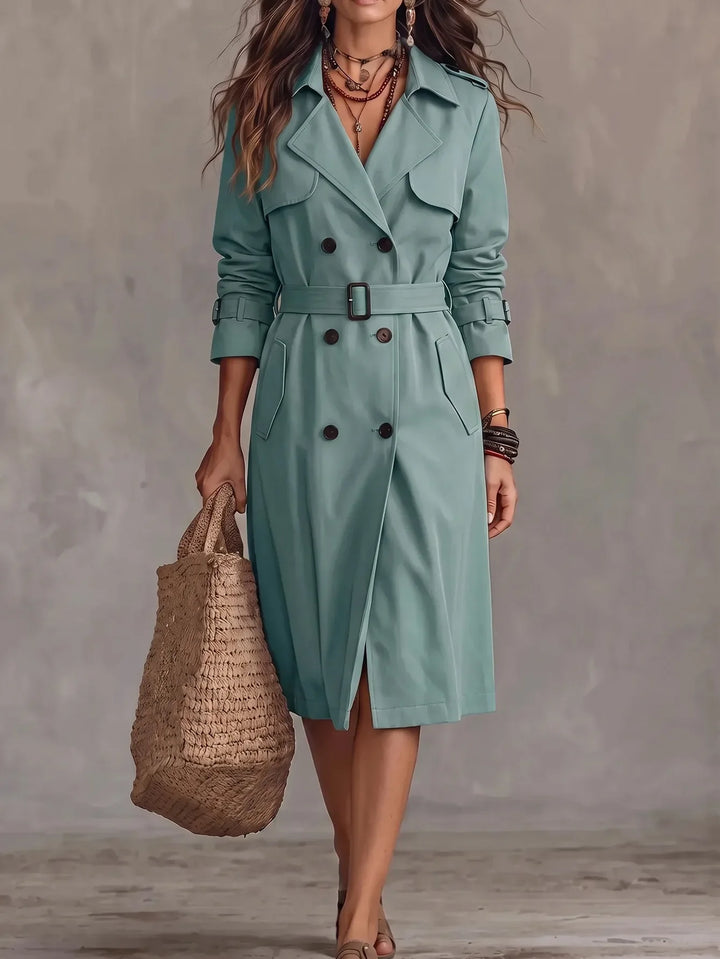Adeline Double Breasted Trench