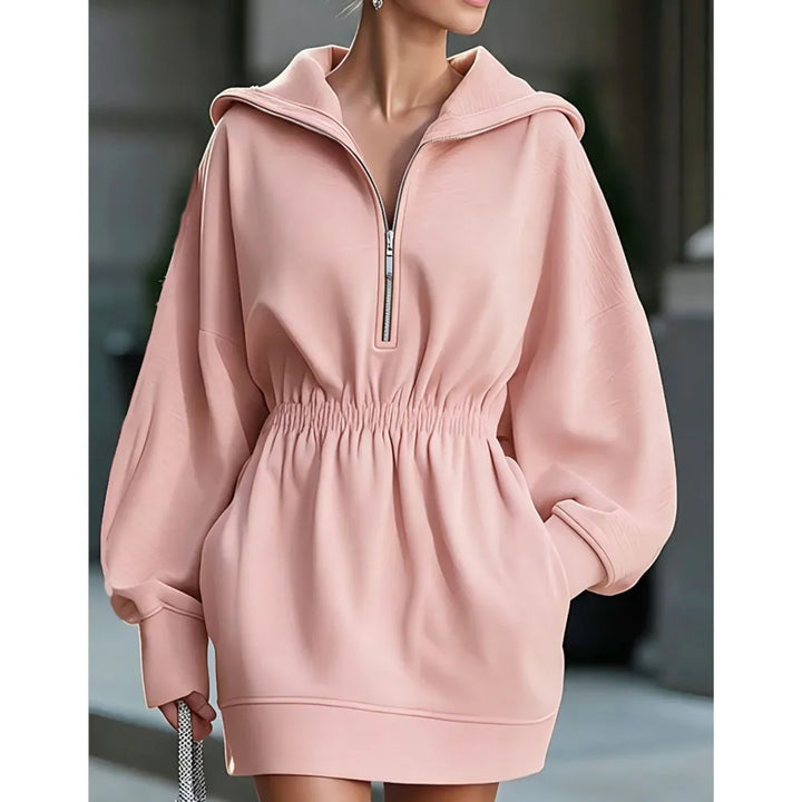 Caroline Cinched Waist Mini Dress