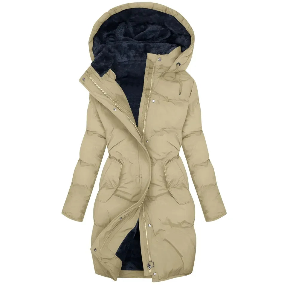 Amalia Drawstring Waist Puffer