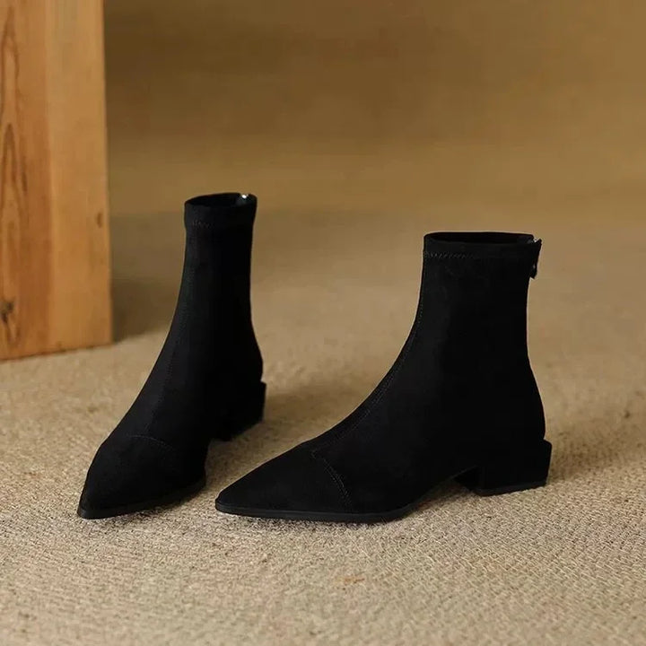 Sylvie Pointed Toe Ankle Boots