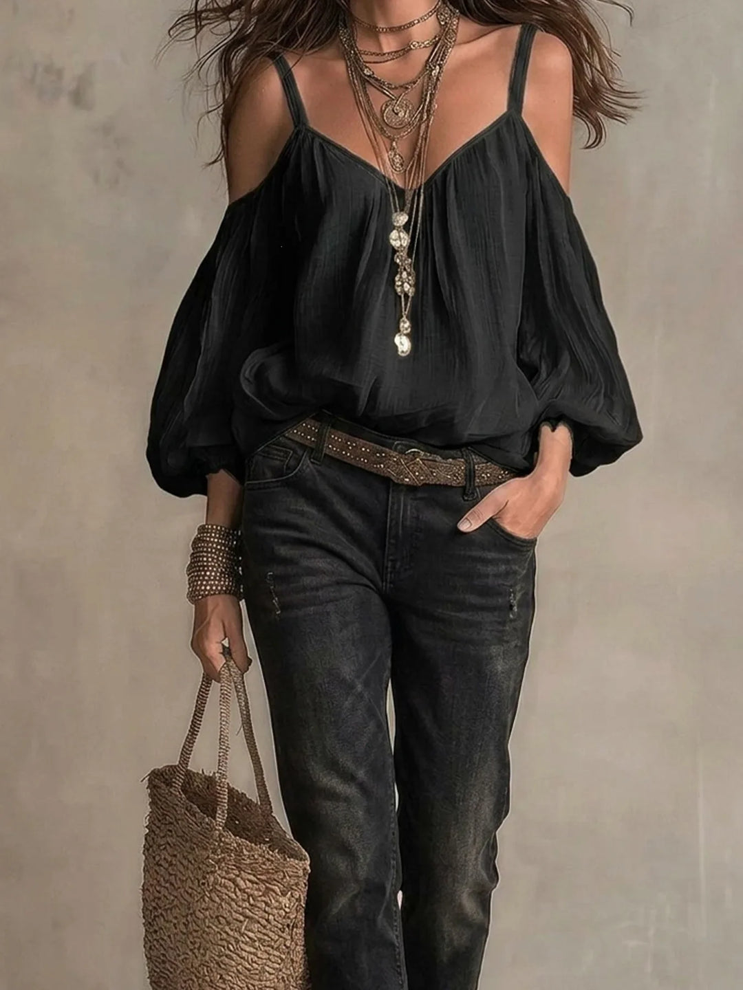Madeline Off Shoulder Boho Blouse