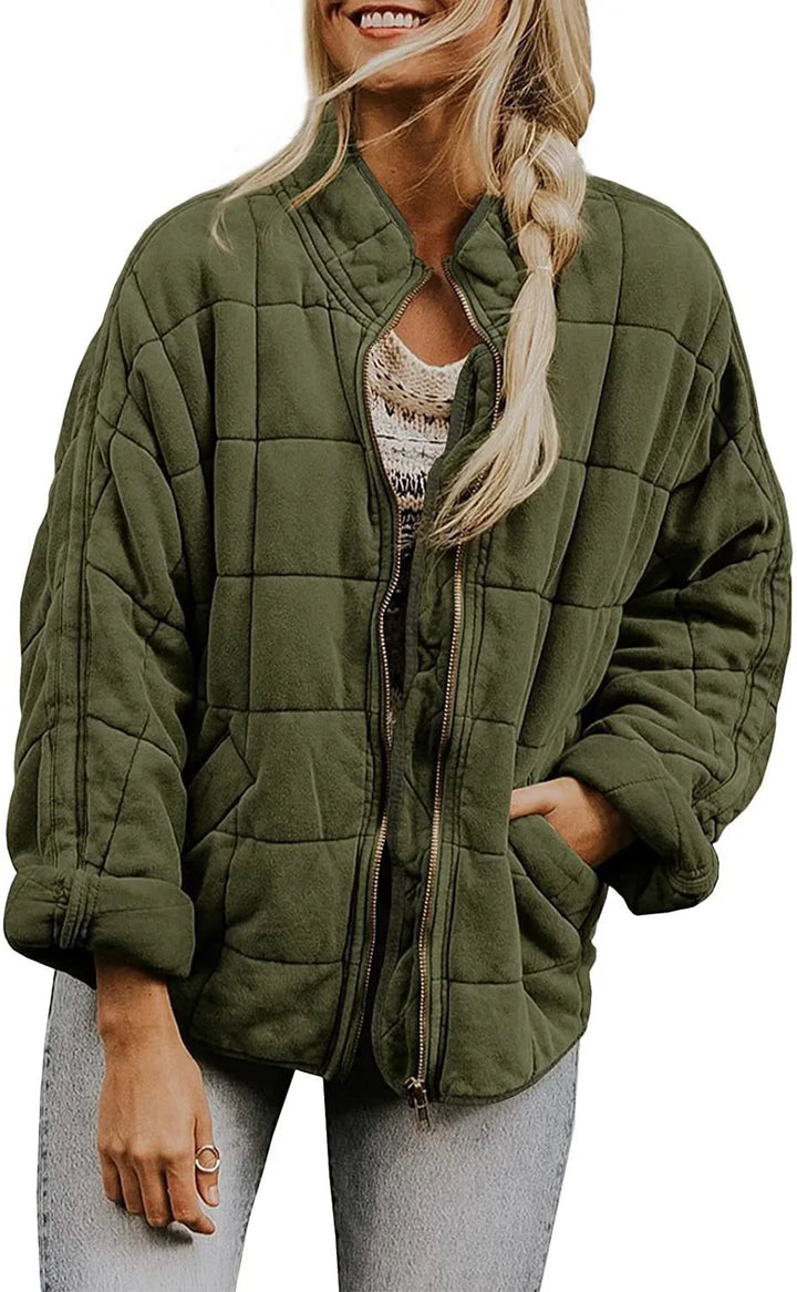 Larissa Quilted Bomber Jacket