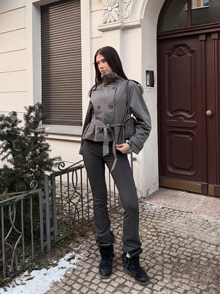 Wren Double Breasted Trench