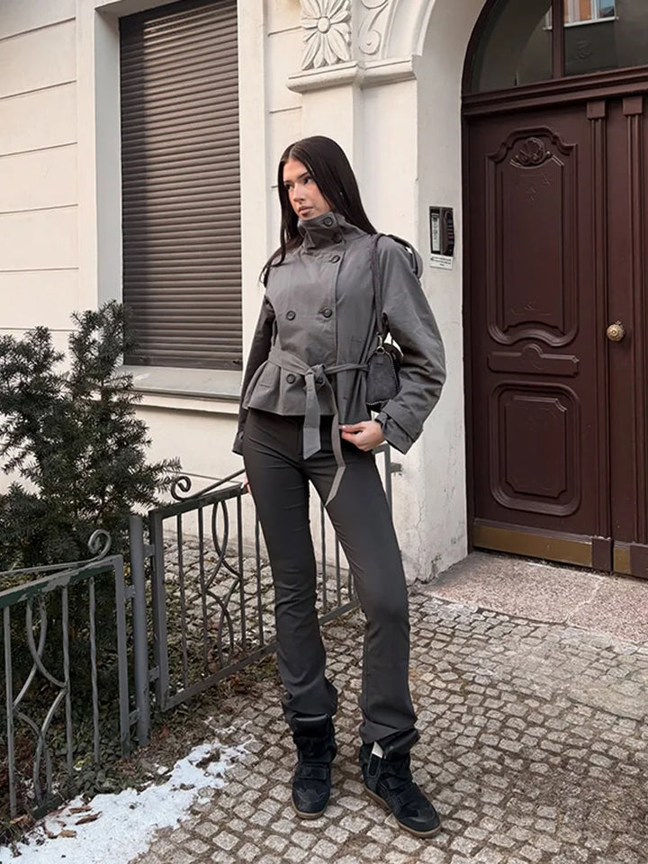 Wren Double Breasted Trench