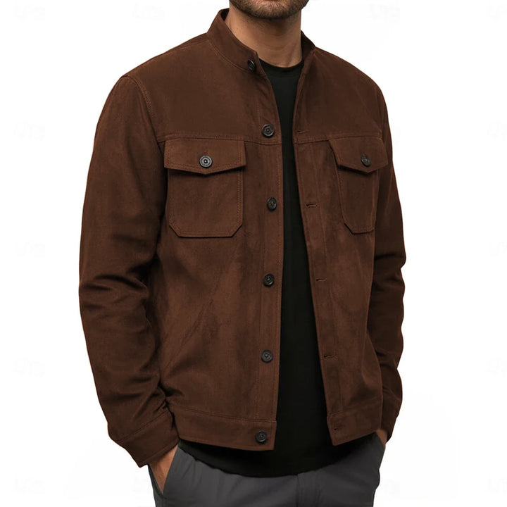 Barnes Stand Collar Shirt Jacket