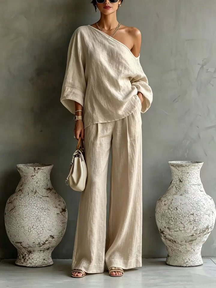 Ariana One Shoulder Matching Set