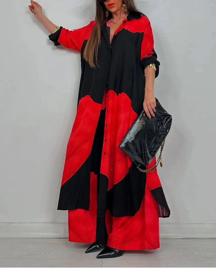 Bellamy Long Sleeve Boho Matching Set