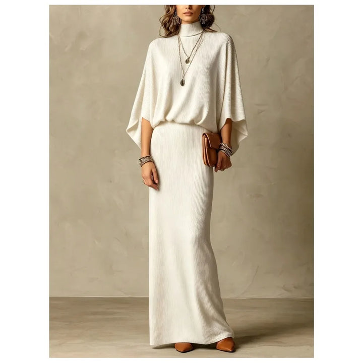 Genevieve Ribbed Knit Skirt Set