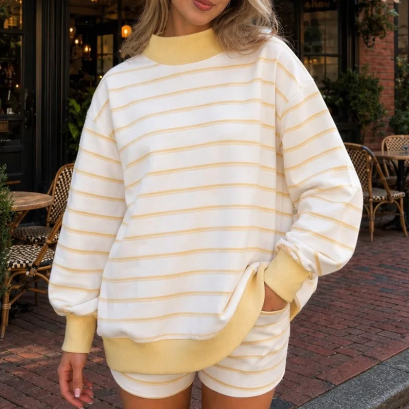 Palomino Striped Pullover Set
