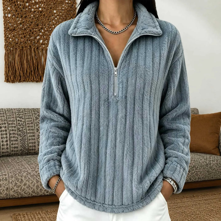 Agathe Quarter Zip Pullover