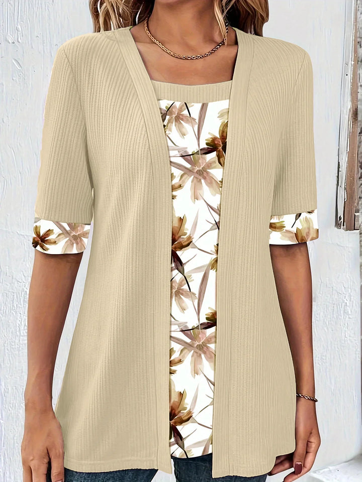 Melody Casual Floral Two-Piece Set