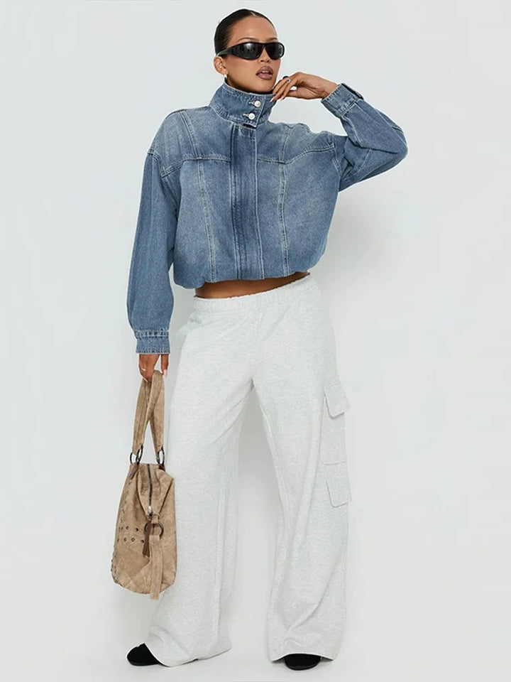 Alice Cropped Denim Jacket