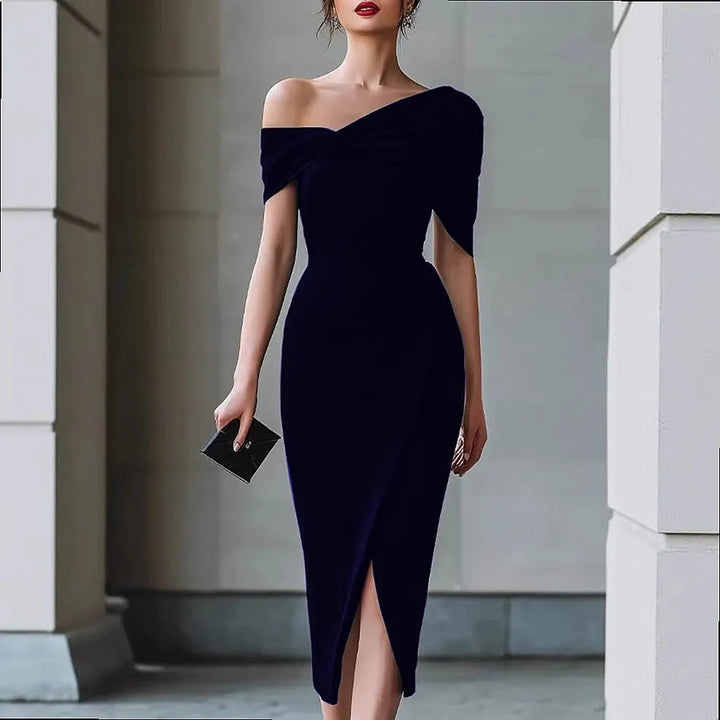 Zara Off Shoulder Midi Dress