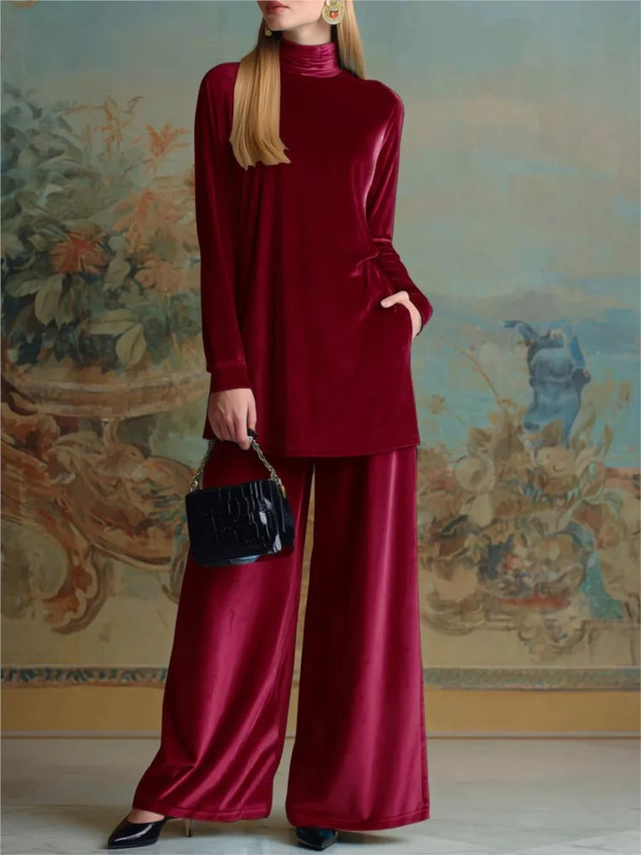 Melissa Longline Turtleneck Set