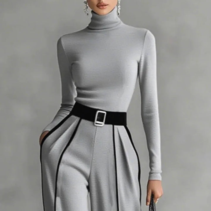 Alia Buckled Waist Two Piece Set