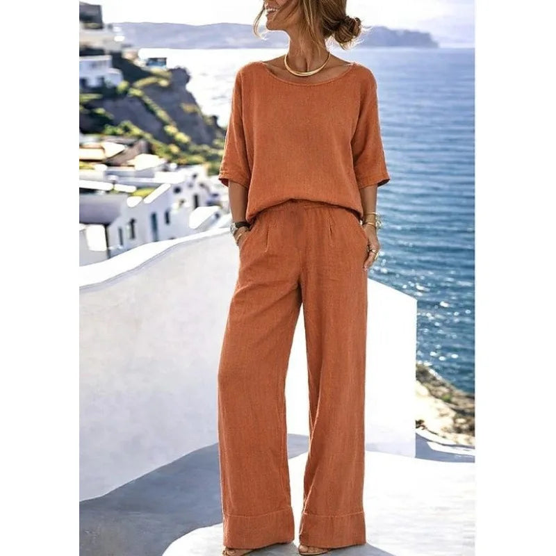 Evalina Summer Vacay Co-Ord Set