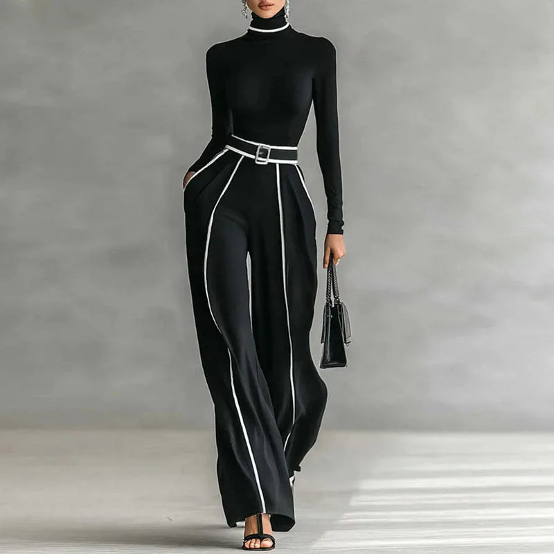 Alia Buckled Waist Two Piece Set