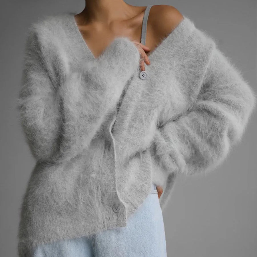 Sabrina Soft Mink Cardigan