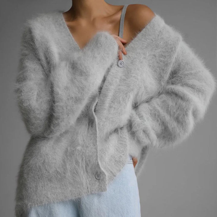 Sabrina Soft Mink Cardigan