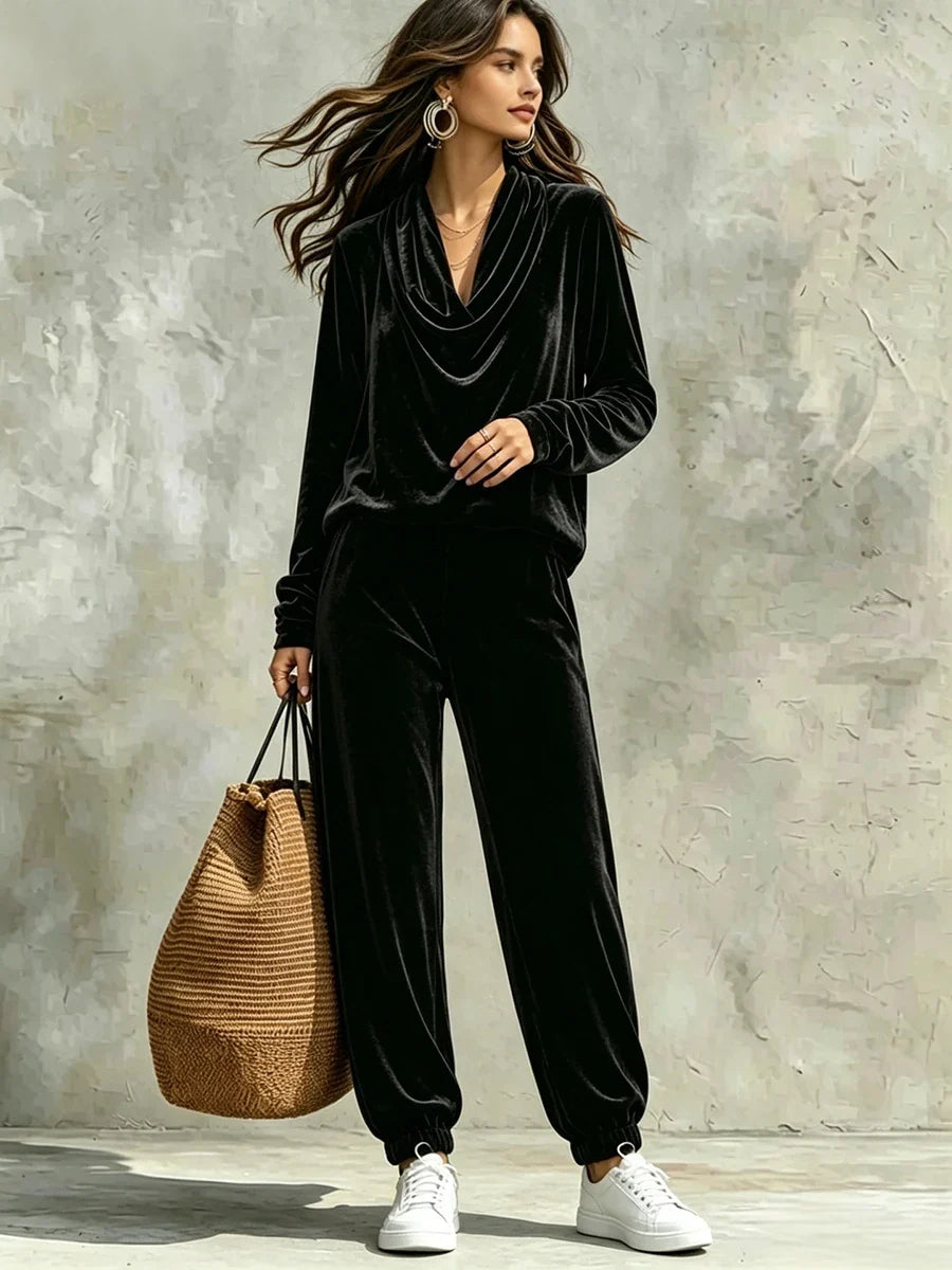 Kaylee Cowl Neck Pant Set