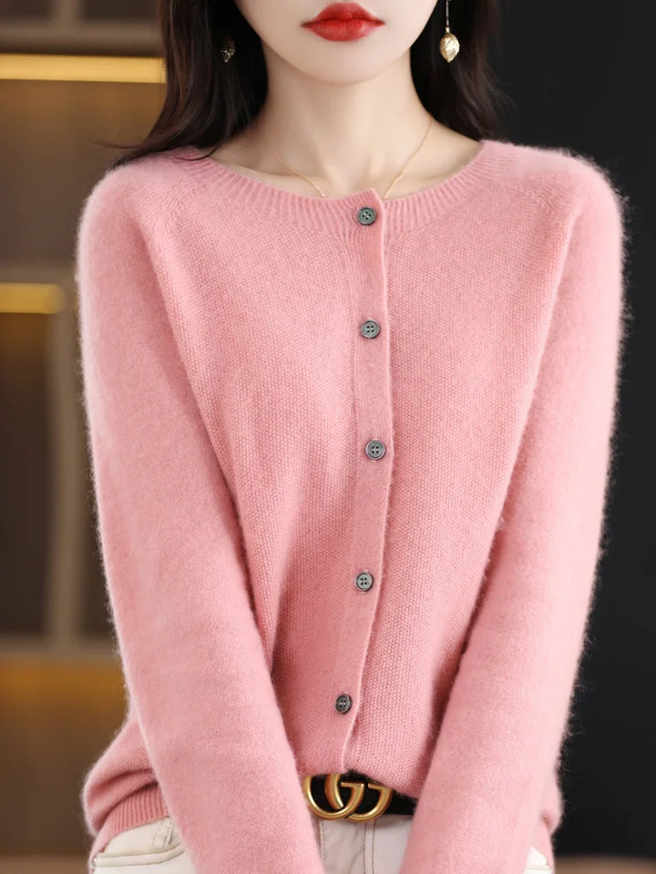 Elodie Button Front Cardigan